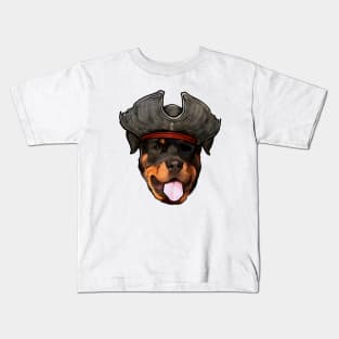 Rottweiler Pirate Kids T-Shirt